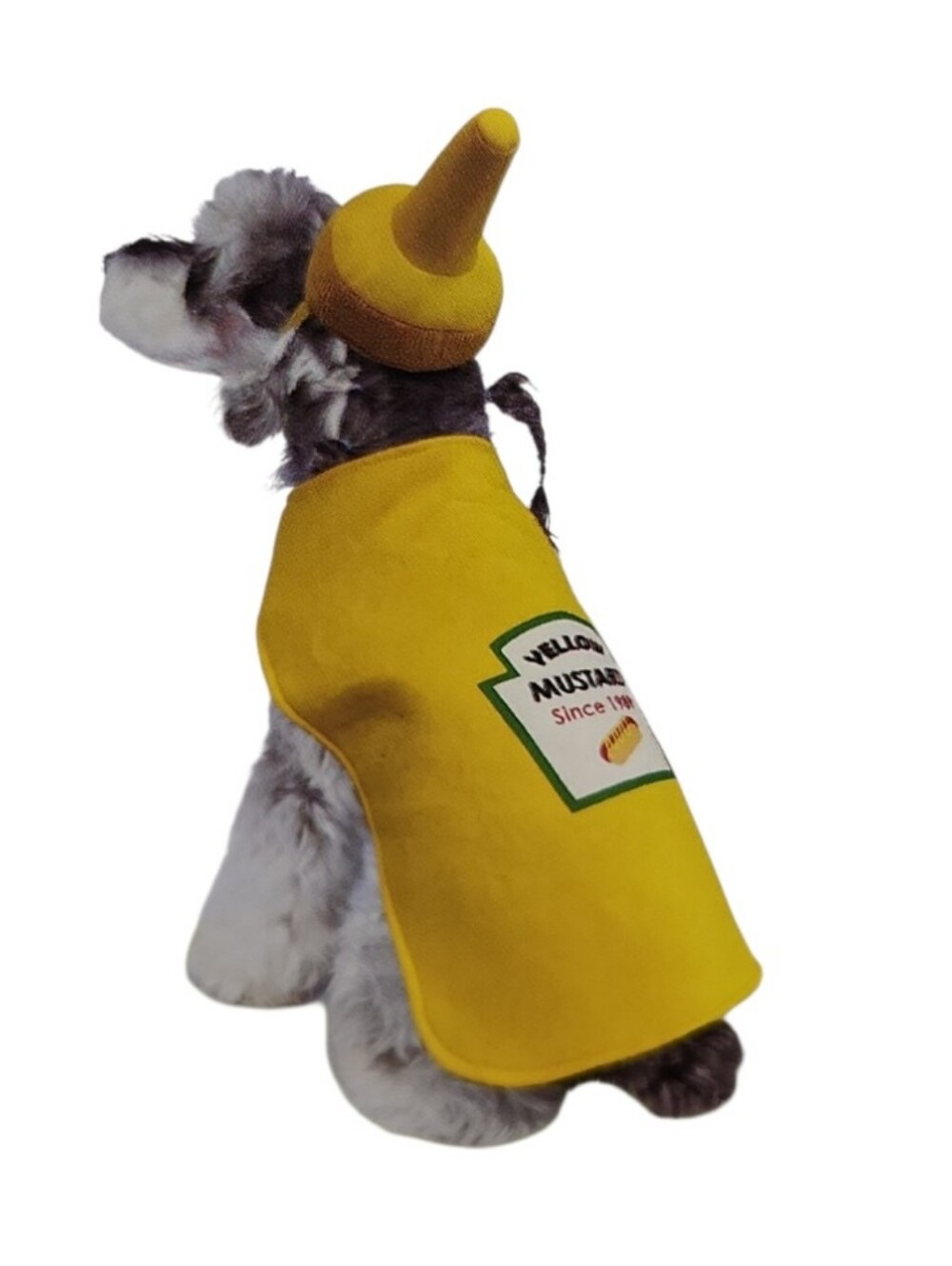 Yellow Mustard Costume For Dog/Puppy/Cat ~ Shirt & Adjustable Hat~Small
